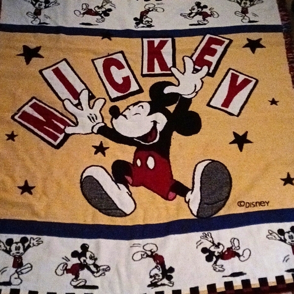 Beacon Bedding Vintage Disney Mickey Mouse Throw Reversible Poshmark